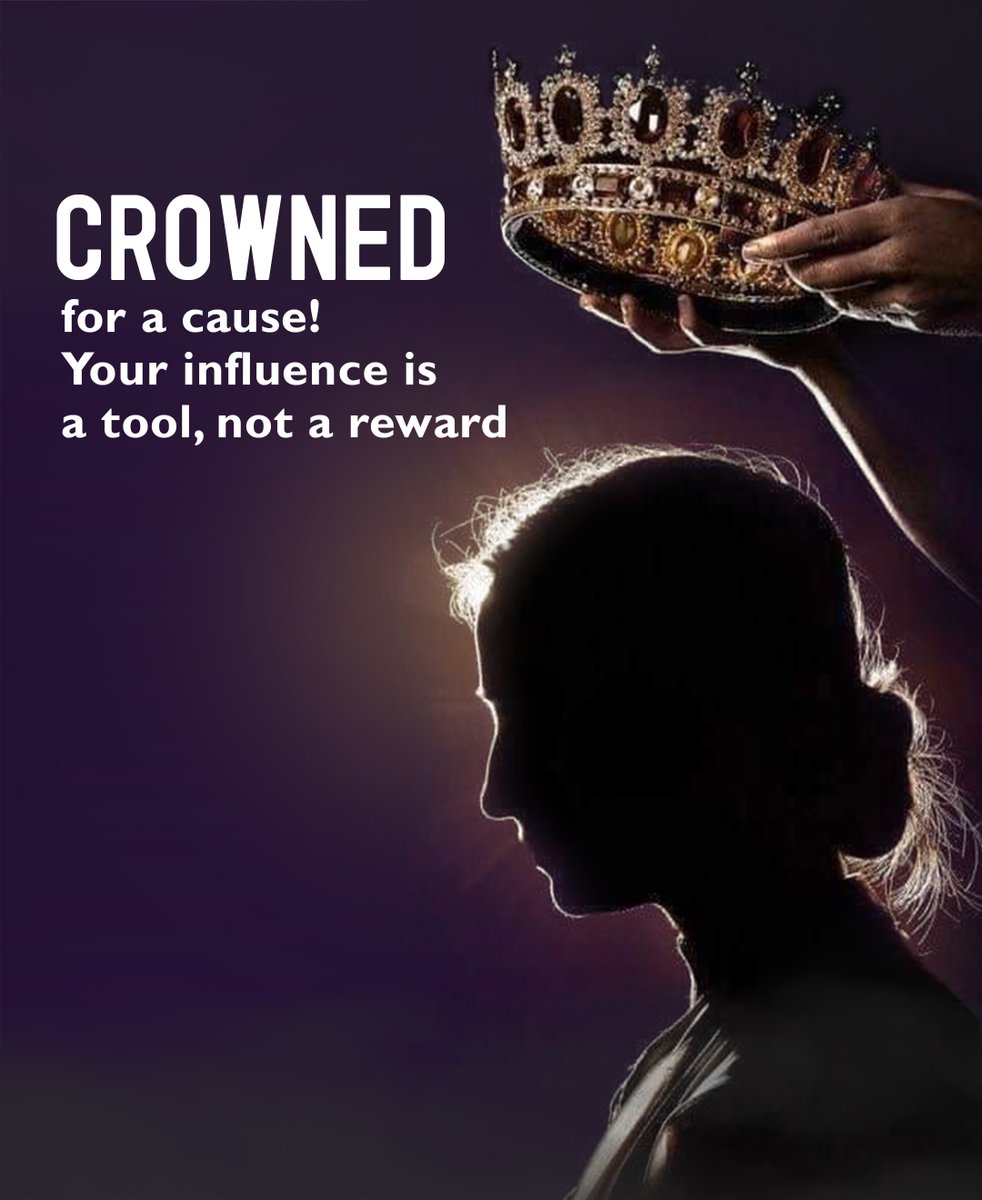 AuthorRotimi's tweet photo. Your position in work, family, or ministry is not about personal comfort. Esther was placed on the throne to be a voice and a platform for intercession. Are you fulfilling your assignment?

Get the book and discover your cause!
https://t.co/QtXSmD9VY4

#crownedforacause #booktwt https://t.co/KSJhdcDKfa