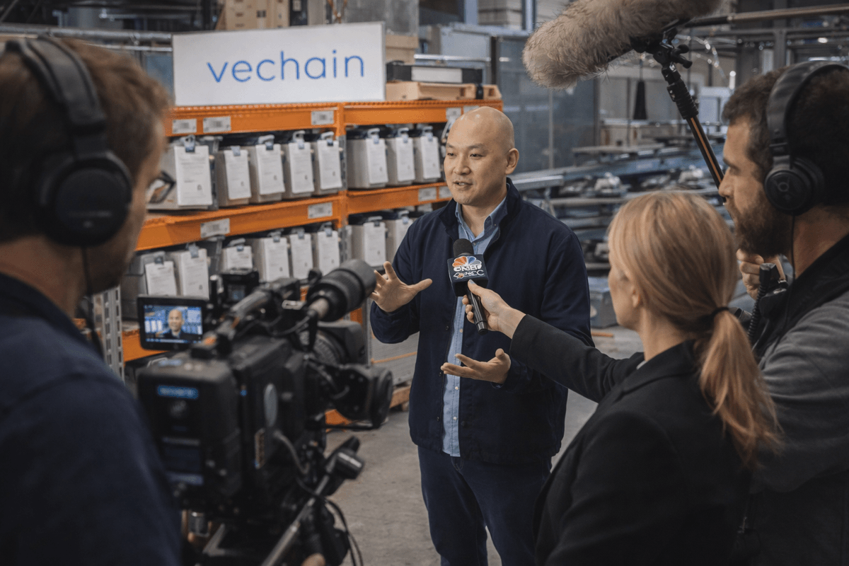 VeChain Demonstrates Real-World Blockchain Impact in GSTI Documentary  Hosted on CNBC #SunnyLu #Vechain #VET https://t.co/vCRhAAqr8O
