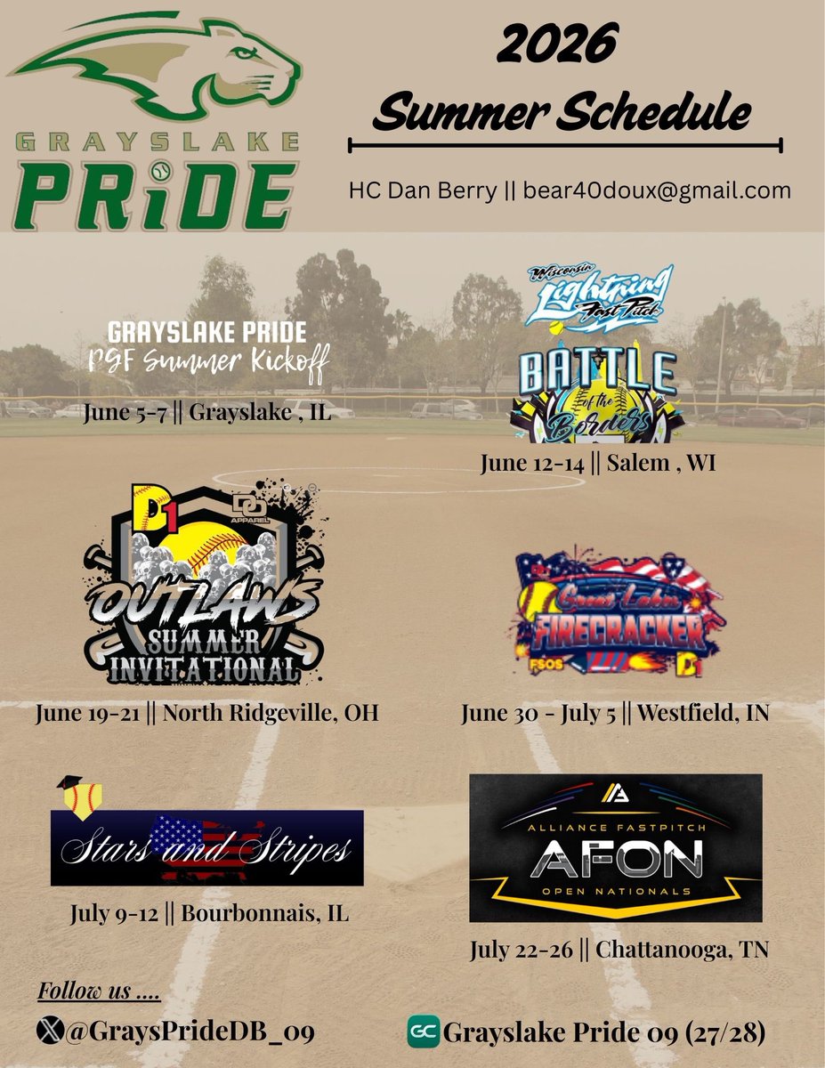 GraysPrideDB_09's tweet photo. Can’t wait for Summer with this squad! Coaches looking for 27s &amp; 28s...we hope to see you behind the backstop watching these talented young ladies!! https://t.co/rPbNRQA34A