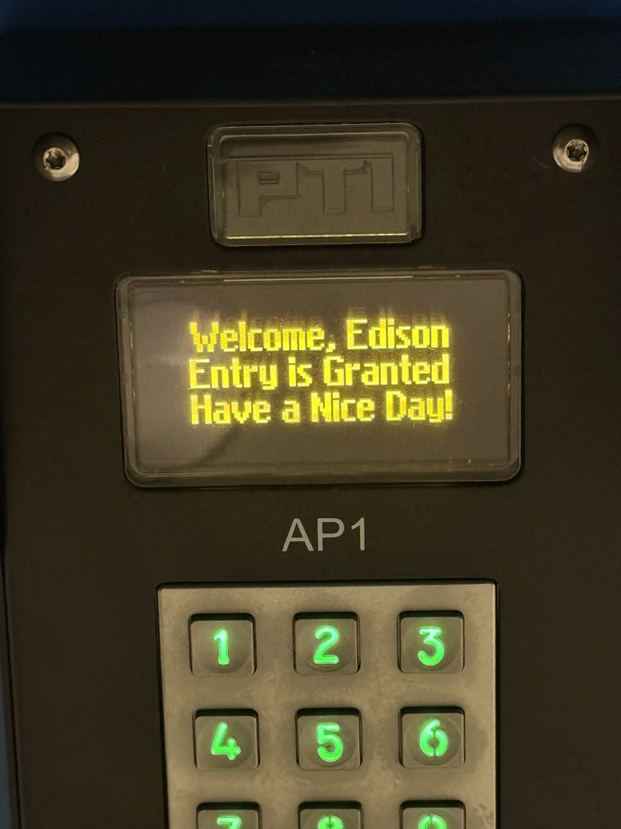 I do work for a customer where a code is needed to enter and the lady in charge was kind enough to swap my government name for my fursona name in their system.  I love it when people are cool.