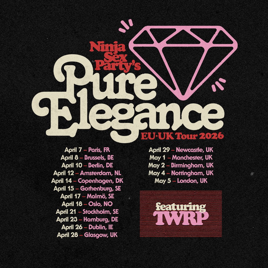 💎 TWO (&amp; 1/2) MONTHS AWAY 💎

🎟️ ninjasexparty.com/tour 🎟️