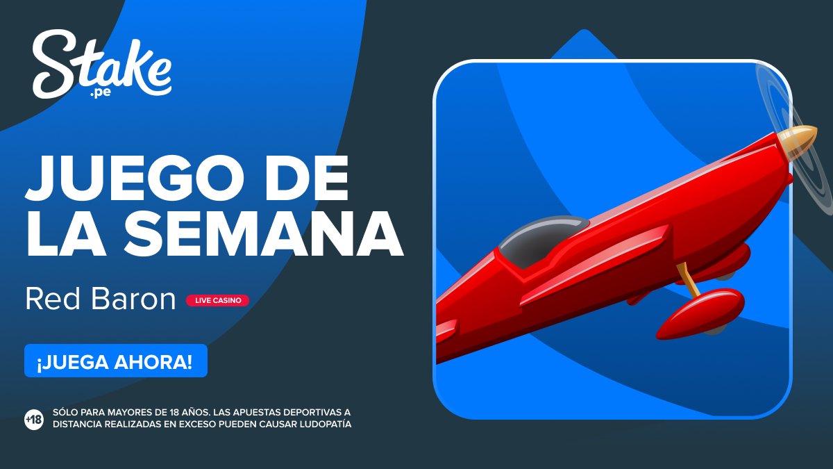 PeruStake's tweet image. Red Baron, ¡el juego de la semana! 🔴✈️

Regalaremos 35 free spins 🎰 a 3 Stakers aleatorios que den RT y comenten su user

¡Juega ya! ➡️ bit.ly/49ulZZV