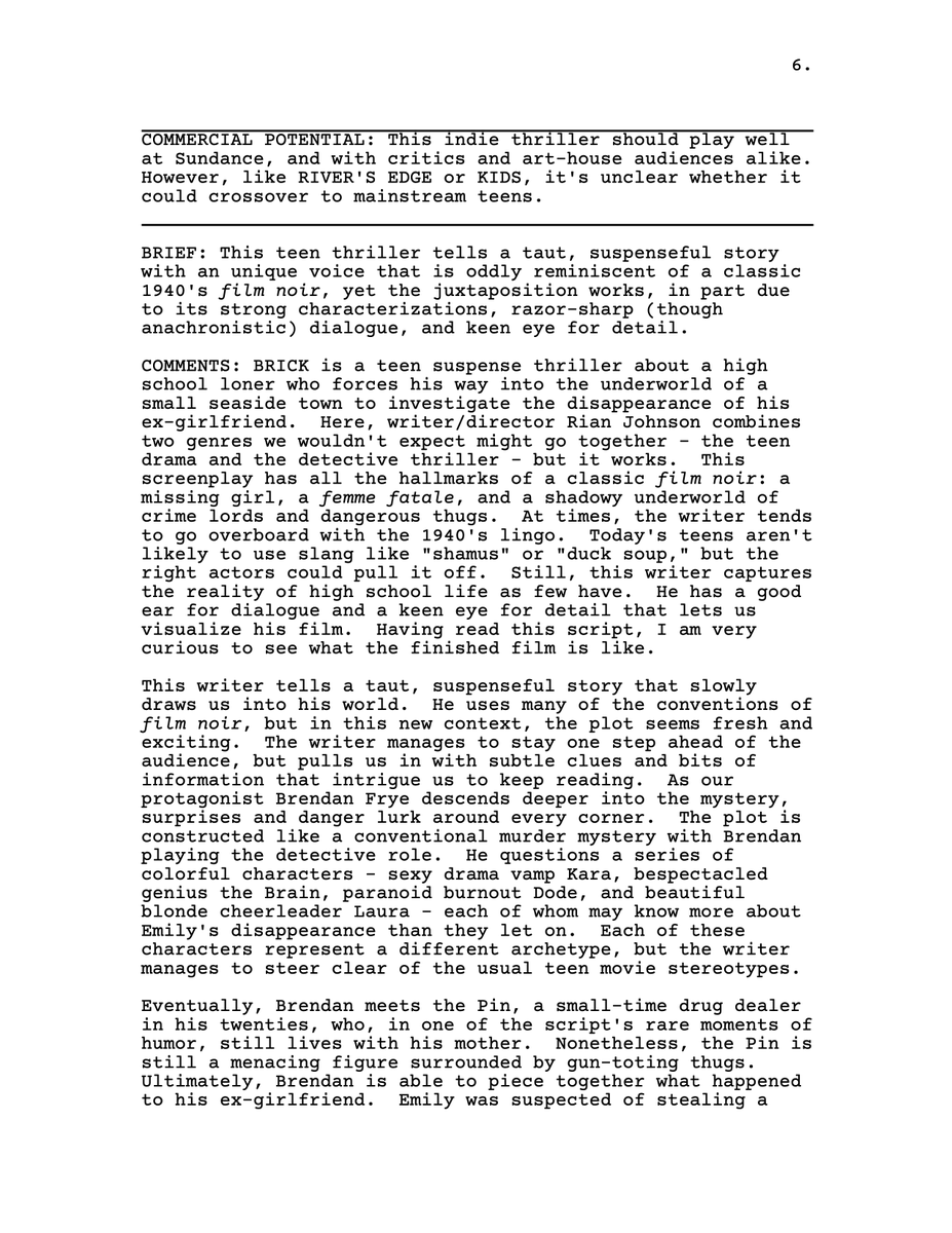 Hollywood Script Reader tweet media