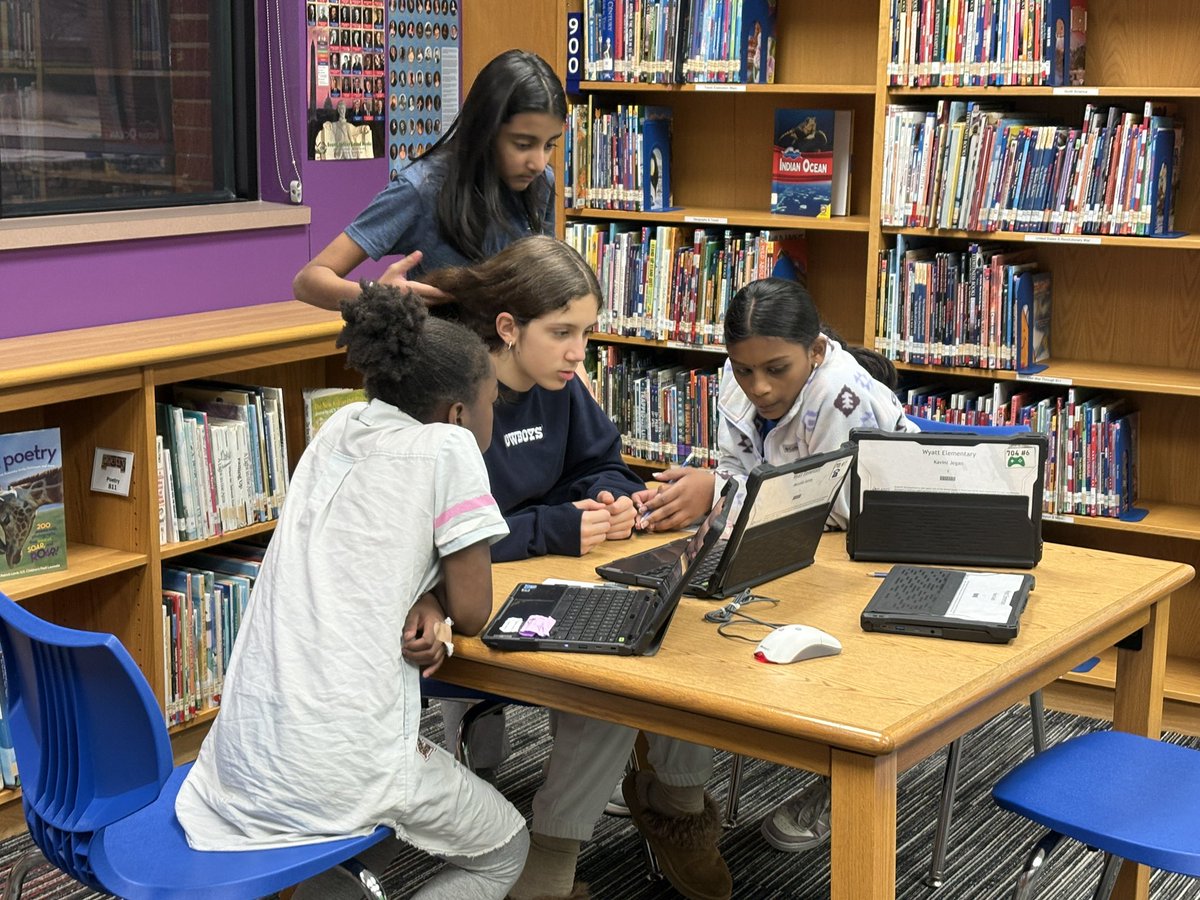 Wyatt Elementary Library tweet media