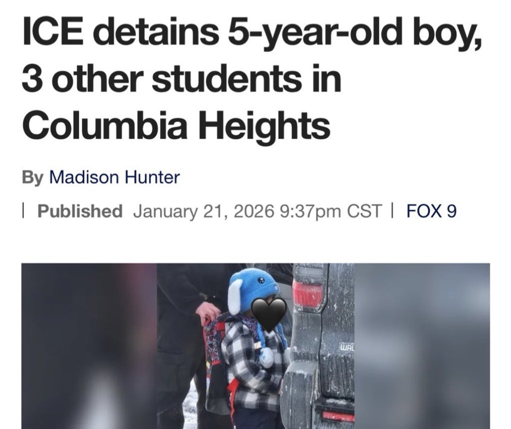 Somewhere there’s a government memo that says ‘Have we tried traumatizing pre-schoolers?’ I mean, cuz’ school shootings aren’t horrific enough. Let’s send an armed man in a uniform to detain the preschoolers now.