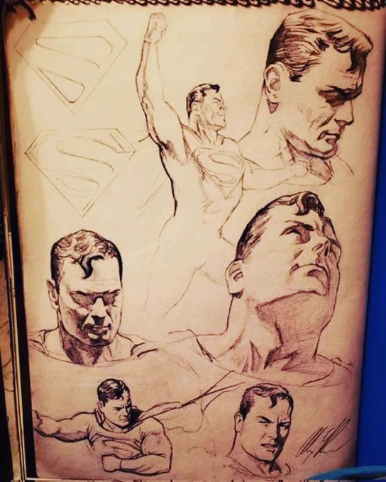 #SUPERMAN pencils @SalAbbinanti 