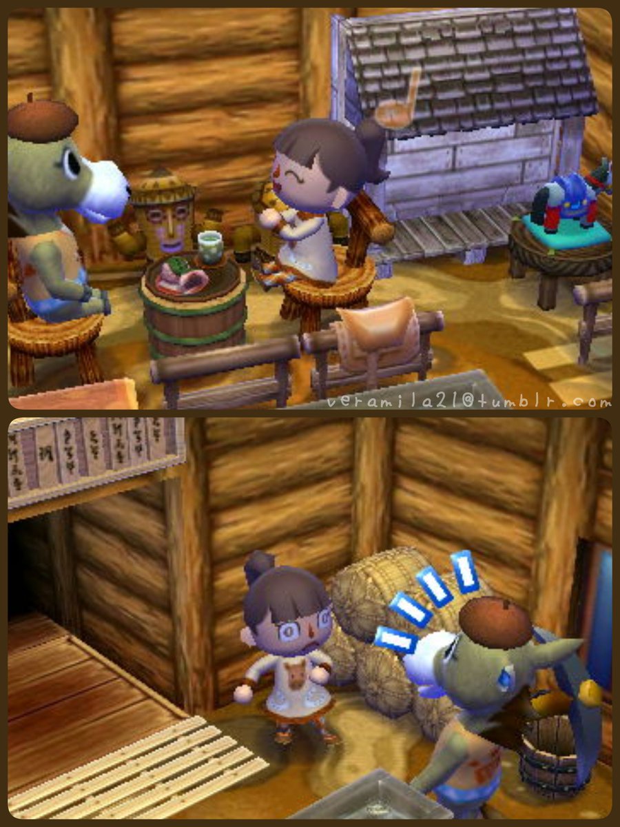 Wait, I thought we were friends? ⛏️

#どうぶつの森 #AnimalCrossing #acnl #achhd #nintendo #ハッピーホーム #ACHappyHome
