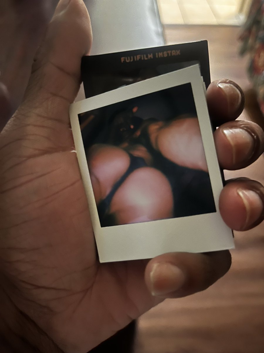 Let’s get a Polaroid and take freaky pics