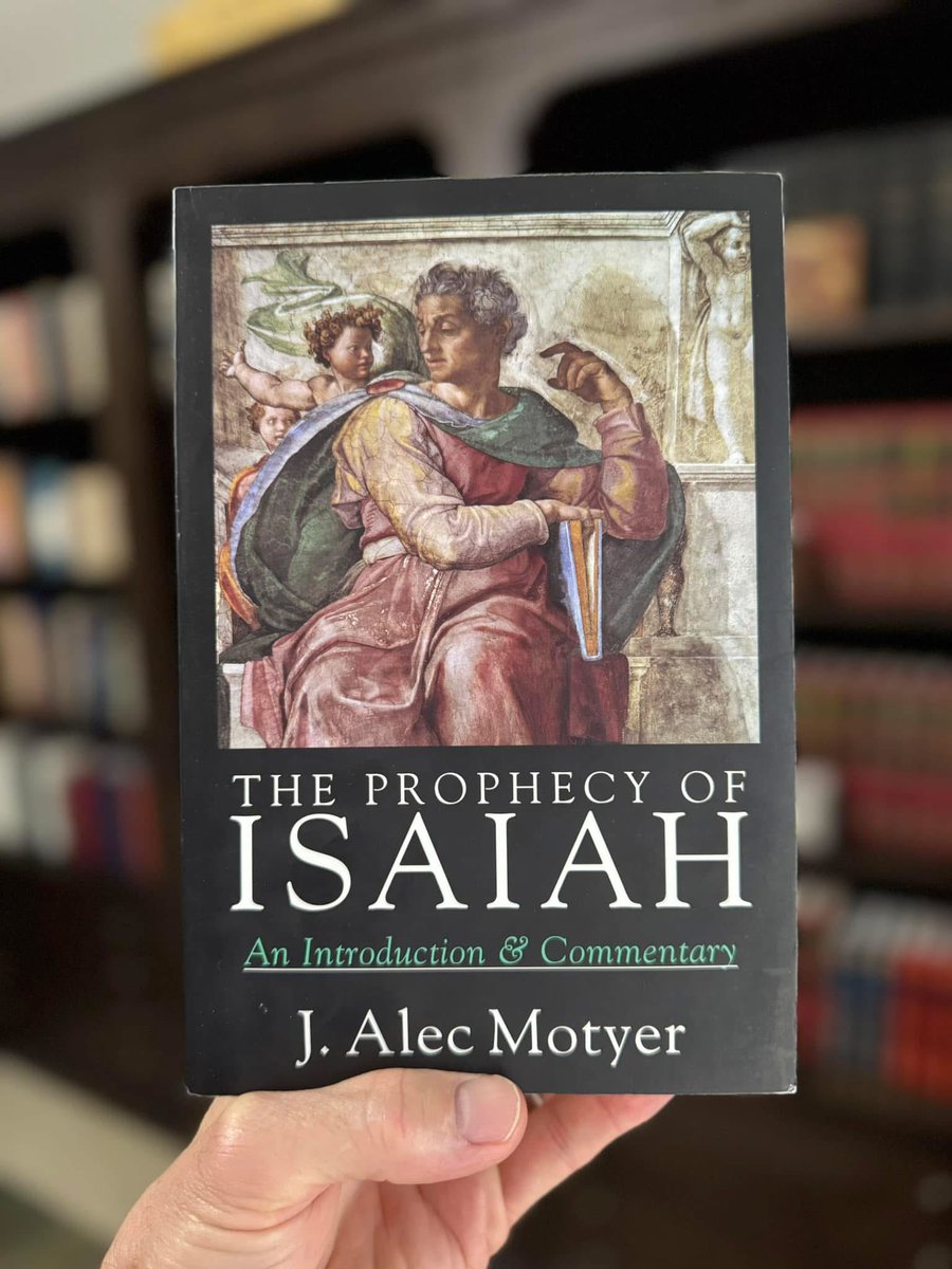 birdchadlouis's tweet photo. What is my go-to commentary on Isaiah? You’re looking at it. Alec Motyer [pronounced maw-TEAR] is superb. I consult him when preparing episodes on Isaiah for our podcast, “40 Minutes in the Old Testament.” I consult him when writing anything on Isaiah. He is insightful, creative, concise, faithful, and unabashedly Christian in his explanations. So as we spend time reading through Isaiah in Bible in One Year, if you are looking for a commentary, check out Motyer.

Available at Amazon: https://t.co/saYxOOqMzv