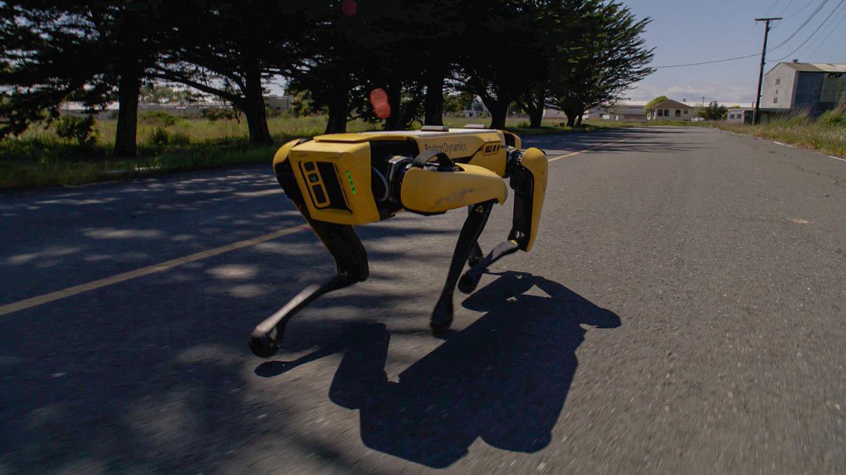 WeAreAccess's tweet photo. Tech meets the trenches at UC Berkeley.

Our Travel Crew joined @awwa  at UC Berkeley's Center For Smart Infrastructure, to see how "Spot" from Boston Dynamics is  helping revolutionize technology in the water sector. 

#VideoProduction #TechInnovation https://t.co/84g9Z0e0fq