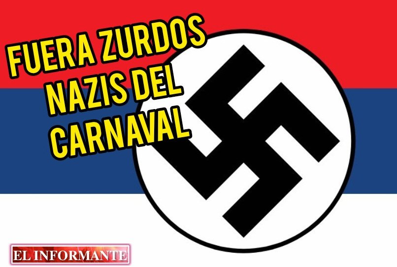 🔴 𝗙𝗨𝗘𝗥𝗔 𝗡𝗔𝗭𝗜𝗦 𝗱𝗲𝗹 𝗖𝗔𝗥𝗡𝗔𝗩𝗔𝗟 

▶️ La izquierda uruguaya es antisemita y odia al pueblo judío. El carnaval es una muestra zurda de judeofobia y veneno hacia todos los judíos, especialmente hacia los uruguayos.  

Son nazis disfrazados de artistas.