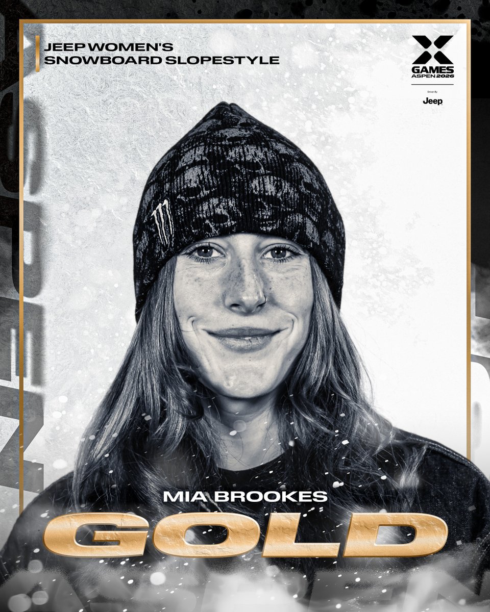 Congrats to the @jeep Women's Snowboard Slopestyle podium. 🥇 Mia