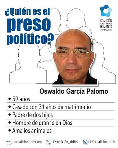 GiselaMatamoros's tweet photo. El Coronel Oswaldo García Palomo no tiene padrinos politicos. Lleva 6 años secuestrado por la narcodictadura. Su salud se ha deteriorado y lo mantienen aislado. Tenemos la obligación  moral de alzar la voz exigiendo su libertad plena e inmediata! #QueSeanTodos https://t.co/wAVutiWHdn