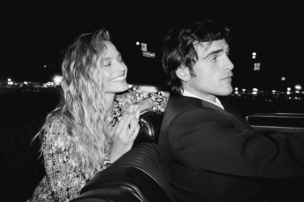 FilmUpdates's tweet image. Margot Robbie and Jacob Elordi photographed by Lachlan Bailey for Vogue Australia