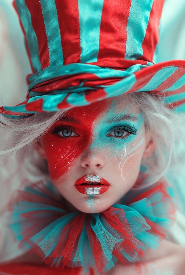 ♥️💙  ART CHALLENGE  💙♥️  

Theme: DICHROMATIC DREAMS  

Turn your imagination into realms of duality.  Craft mesmerizing #fantasyart visions like mythical beings etched in contrasting hues of fire and ice, ethereal figures veiled in swirling mists of opposing colors, surreal