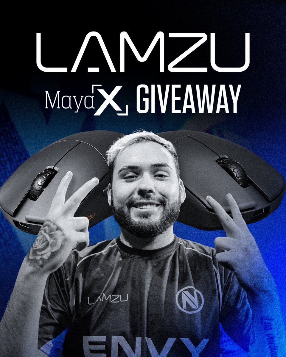 keznitdeuS's tweet image. I’m giving away three Maya X mice from LAMZU!

Requirements:
- Follow @Lamzugear + @Envy 
- Repost this post

Winners will be announced 02/05!