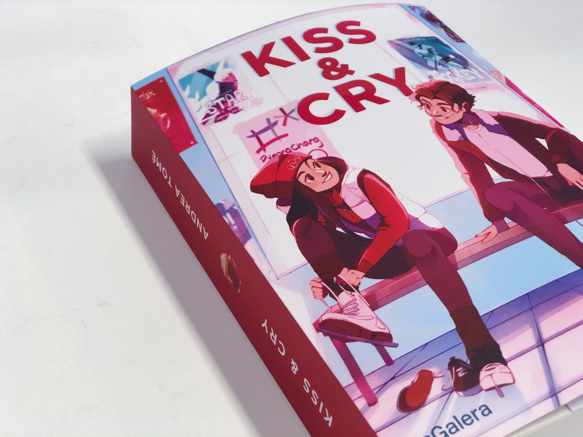 Recordatorio periódico de que si quieres un sports romance sáfico entre una patinadora y una jugadora de hockey… «Kiss &amp; Cry» está a la venta 💜