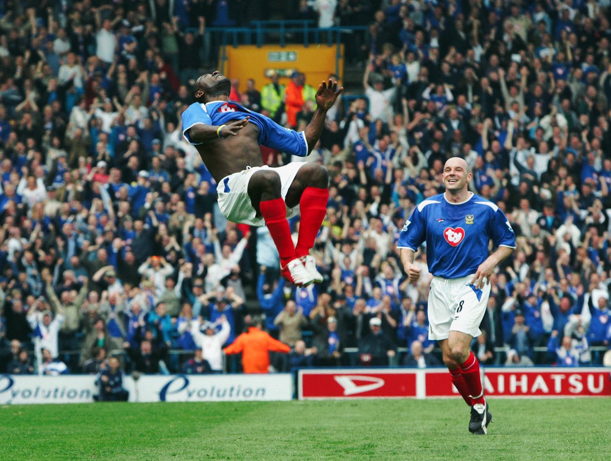 Pompey's tweet image. Derby day weekend.