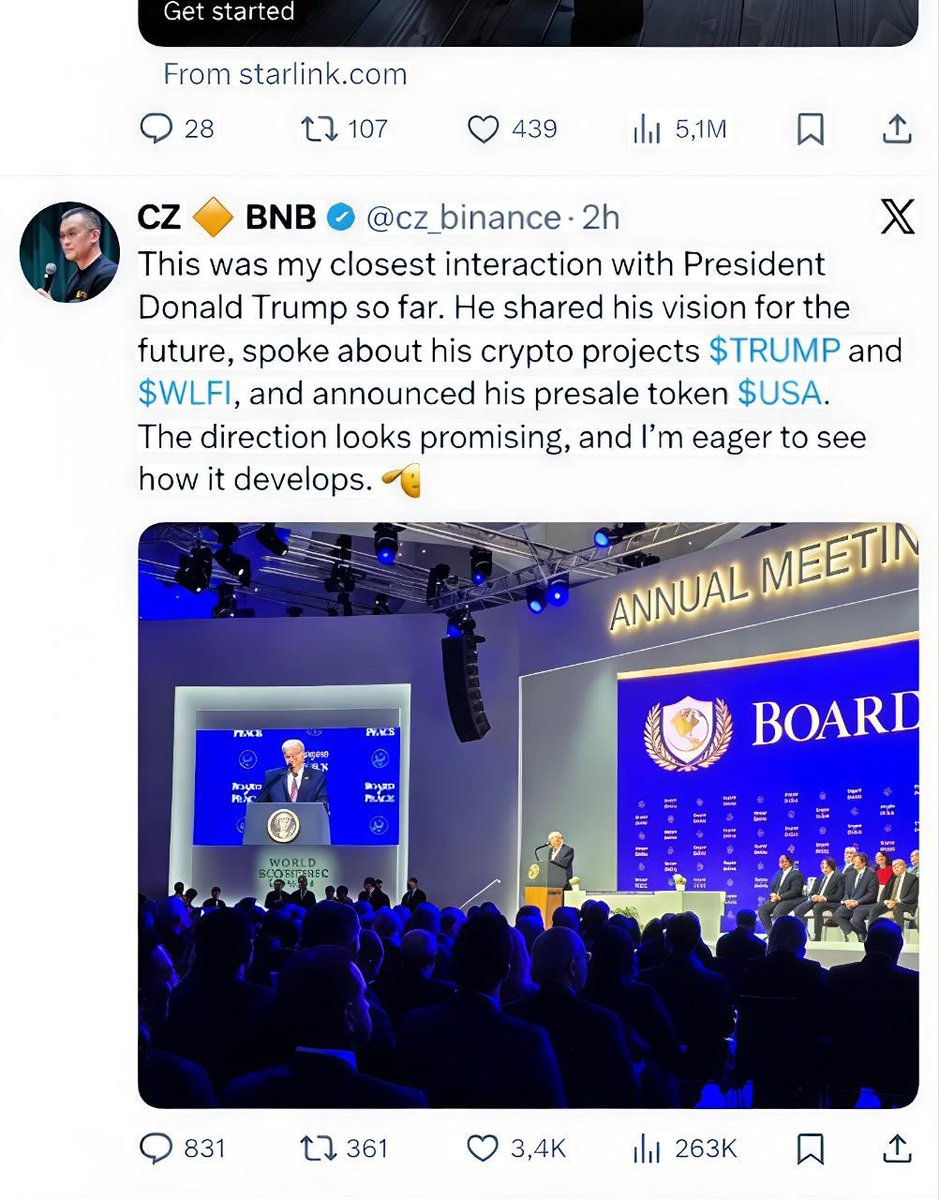 🚨 CZ mentioned Trump’s new coin $USA 🚨

After Trump gave his speech today and talked about his new coin $USA, Many CEX platforms have announced the listing.

🌎 Official Presale: Usacoinofficial.com
📯 Telegram: t.me/+CjVmSQQEJWVkN…

I’m sure this post will get $USA