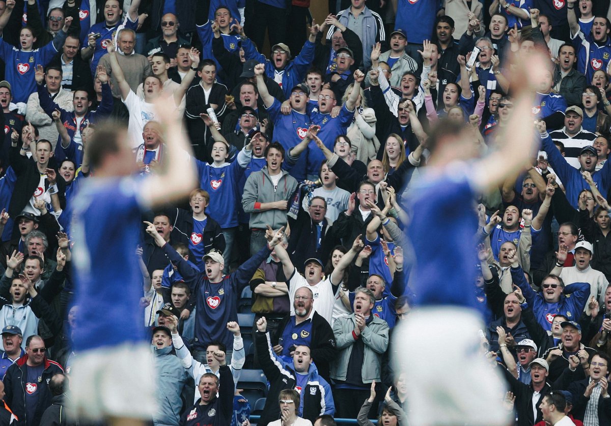 Pompey's tweet image. Derby day weekend.