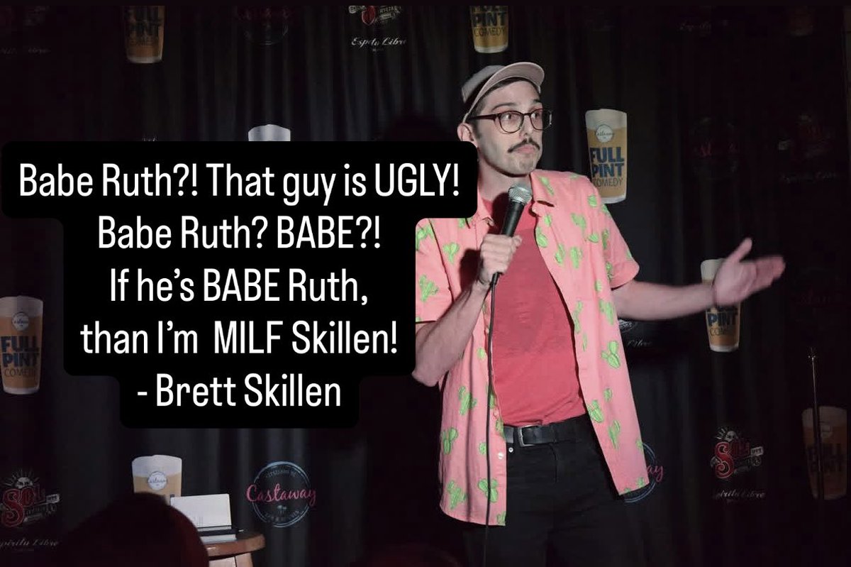 I pointed my mic into the crowd before telling this joke.
