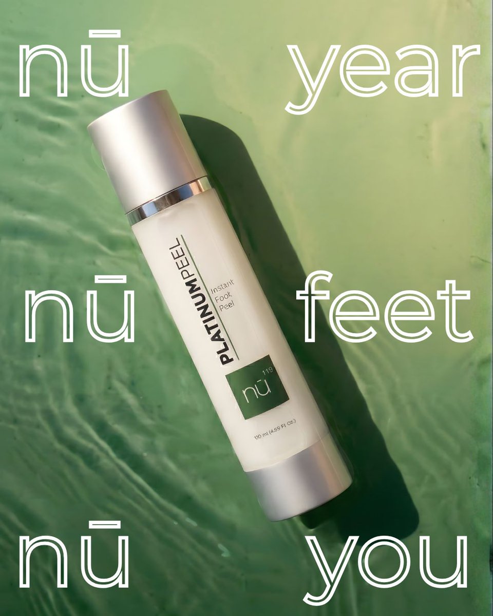 nu119_beauty's tweet image. New year, new feet ✨

nū119 Platinum Peel is a quick at-home foot care essential for rough, dry skin. 

Spray on dry feet, wait a few seconds, massage, rinse then moisturize.

#nu119 #PlatinumPeel #FootCare #AtHomePedicure #SmoothFeet