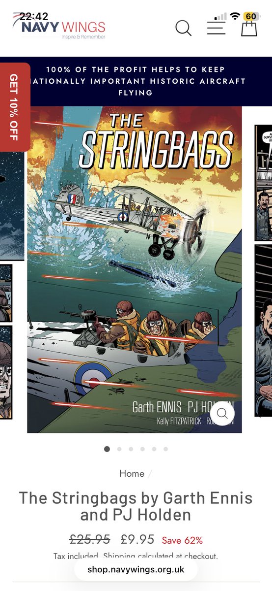 MarkJonMiller's tweet photo. @almurray Meanwhile you might want to snag this tshirt,  comic book, Taranto collection etc from Navy Wings store https://t.co/9uNTveEIwe - Loved the Atlantic, Swordfish and Bismarck pods. Brilliant stuff 👍…keep up the great work https://t.co/JWx5IzHZhy