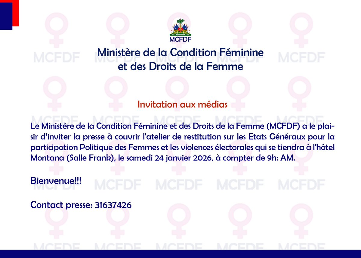 Ministere de la condition Feminine Officielle tweet media