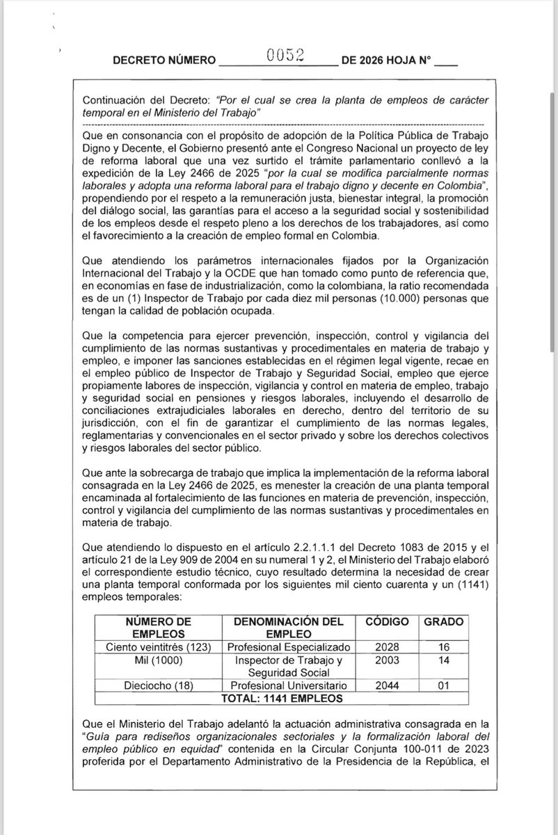 Danielbricen's tweet photo. 1141 nuevos empleos antes de la entrada de la ley se garantías acaba de de crear el señor Antonio Sanguino en el ministerio del trabajo.

Burocracia militante de cara a las elecciones en plena crisis fiscal y en medio de una emergencia económica.

Politiquería https://t.co/ItdpKiMIDl