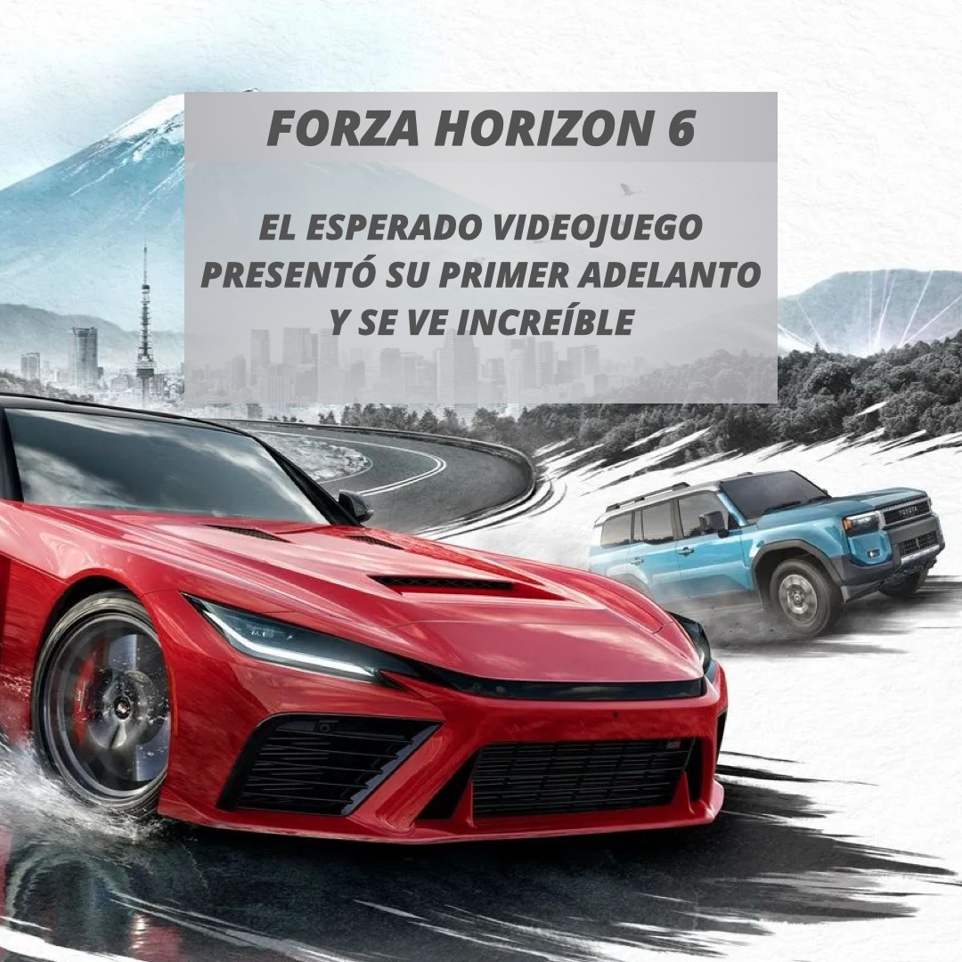 sergiooliveiram's tweet image. Ya se publicó el primer adelanto del Forza Horizon 6 y se ve espectacular ¿quién ya tiene listo su Xbox para su lanzamiento de mayo?
