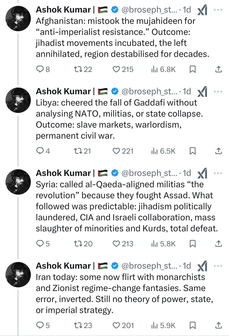 None of this really seems to have anything to do with Trotskyist politics *in* MENA, and is really just, as far as I can tell, complaining about newspaper editorials by one irrelevant sect or another in the UK.