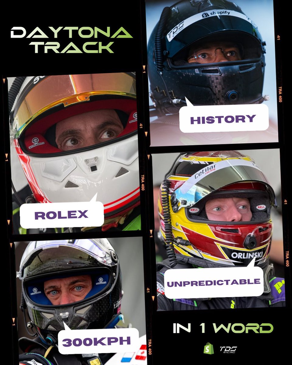 TDSRacing_live's tweet image. One word ✍🏻 

#tdsracing #drivers #imsa #daytona #track