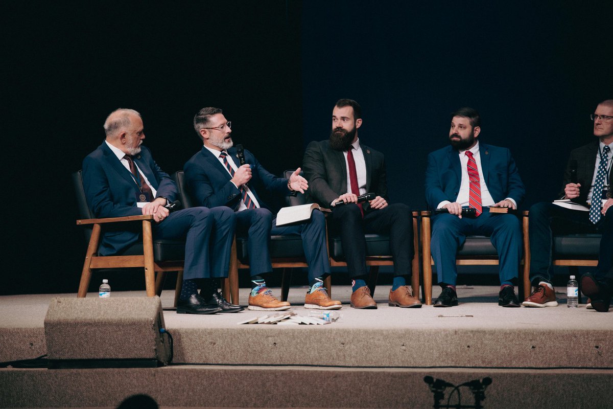 FoundersMin's tweet image. Our second session of Day 2 was a panel discussion with @tomascol, @joelbeeke, @DavidSchrock, @davemitz, @DustyDeevers, and @AJKocman. 

Watch the FREE Livestream of the #Founders2026 Conference - visit founders.org/nfc26/

#MakeDisciples #MakingDisciples #ChristianFamily