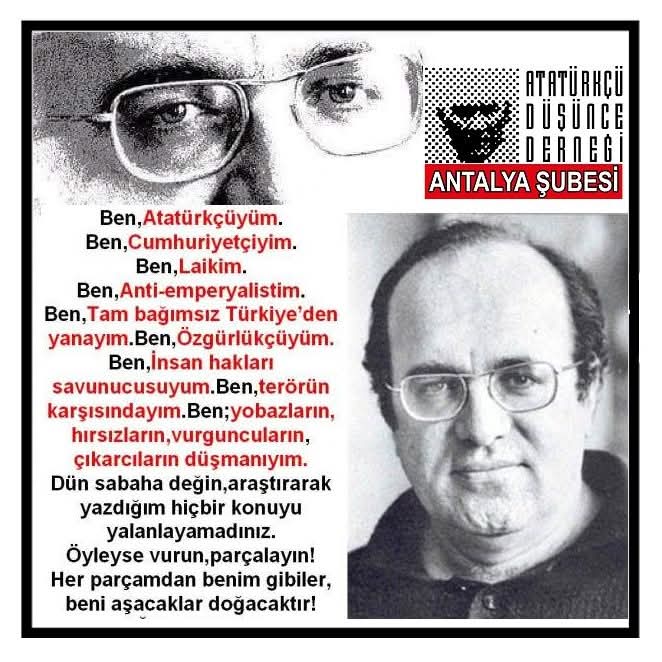 Katledilişinin 33. yılında Uğur Mumcu'yu saygıyla anıyoruz.
 #24Ocak #UğurMumcu #AdaletveDemokrasiHaftası