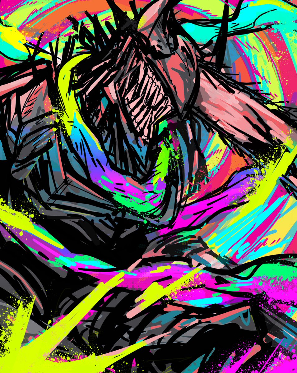 spacedawgspace's tweet image. HERO OF HELL: CHAINSAW MAN