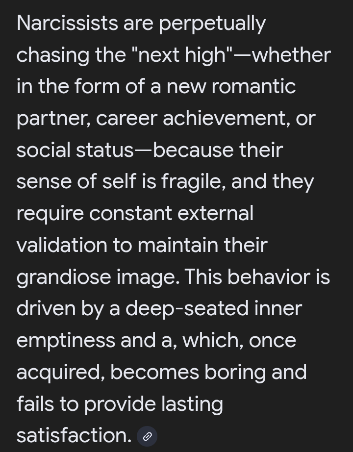 CookieKL's tweet image. #Narcissists are always chasing.. they feel 
#entitled and can't be alone. 👇👇👇☣️💯💯