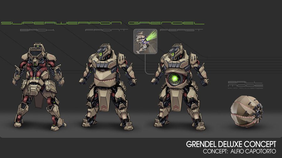 Gauss and Grendel will receive mecha-inspired Deluxe Skins in The Shadowgrapher!
#Warframe