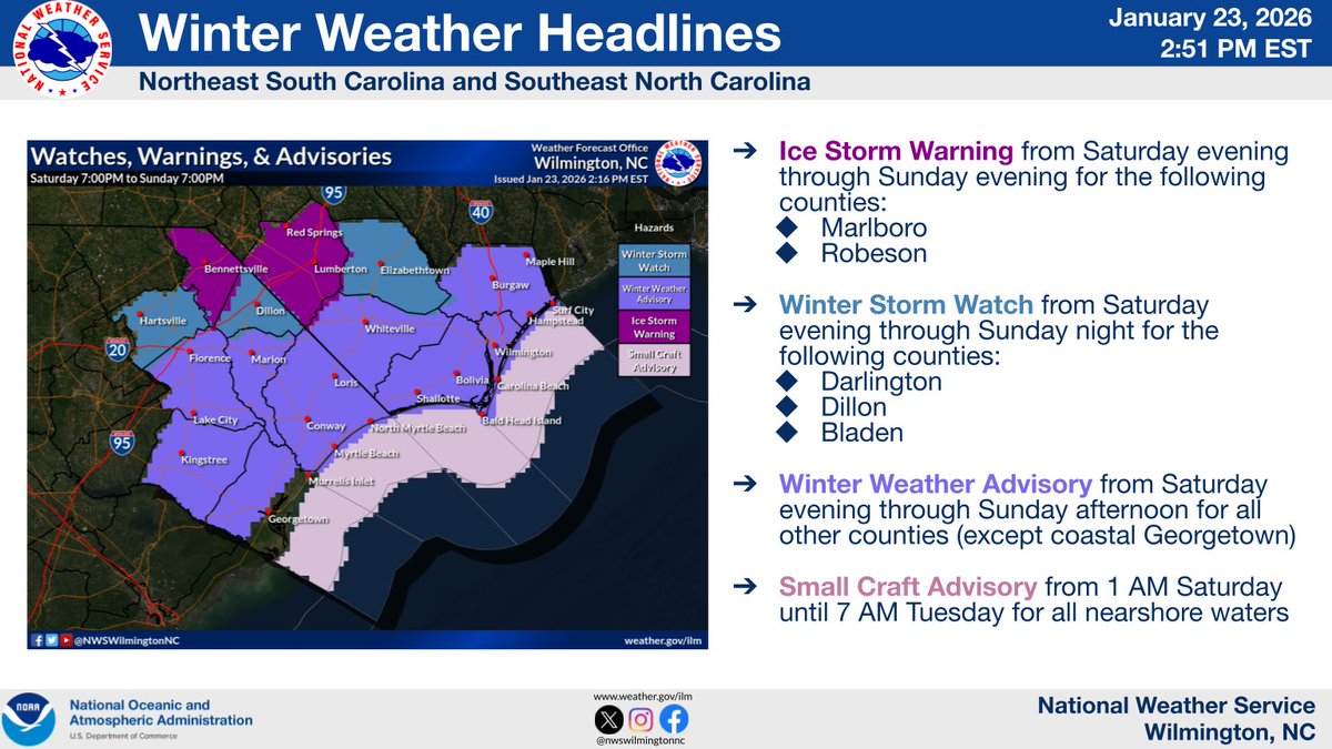 NWS Wilmington, NC tweet media