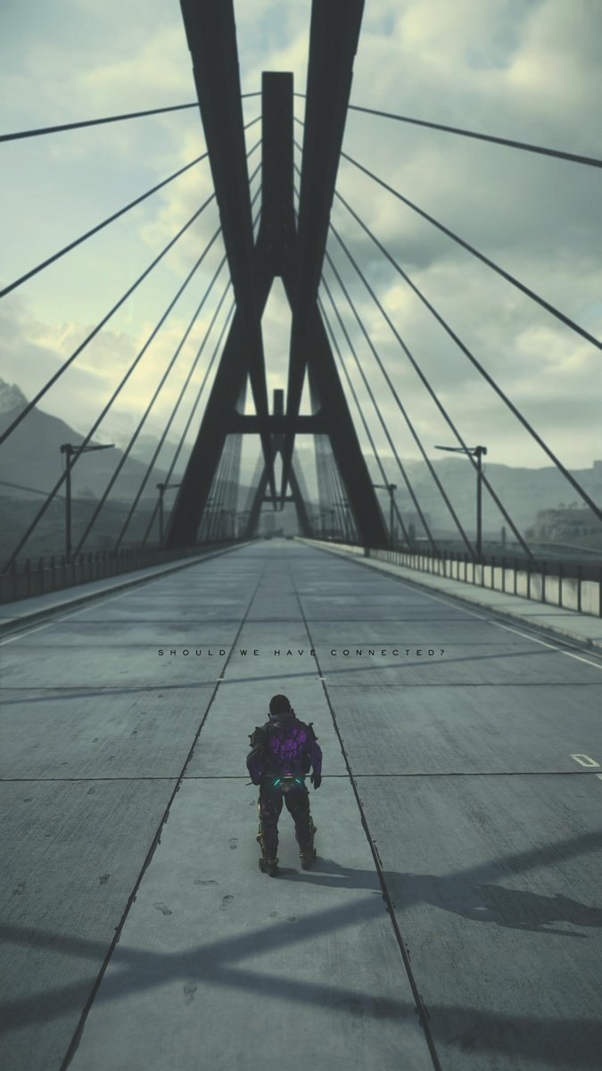 ManwithoutF's tweet image. You are my bridge, to the future.

🎮 Death Stranding 2: On The Beach