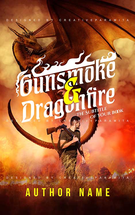 creativeparo's tweet photo. 🔥 NEW PREMADE COVER: GUNSMOKE &amp; DRAGONFIRE 
Epic fantasy action vibes—dragonfire above, gunsmoke below.
✅ Exclusive (sold once) | ✅ No AI
💰 $130 (eBook) | +$100 paperback upgrade
👉 https://t.co/JWJPt9RKAb
#PremadeBookCover #FantasyBooks #IndieAuthor https://t.co/k8mREtXQlZ