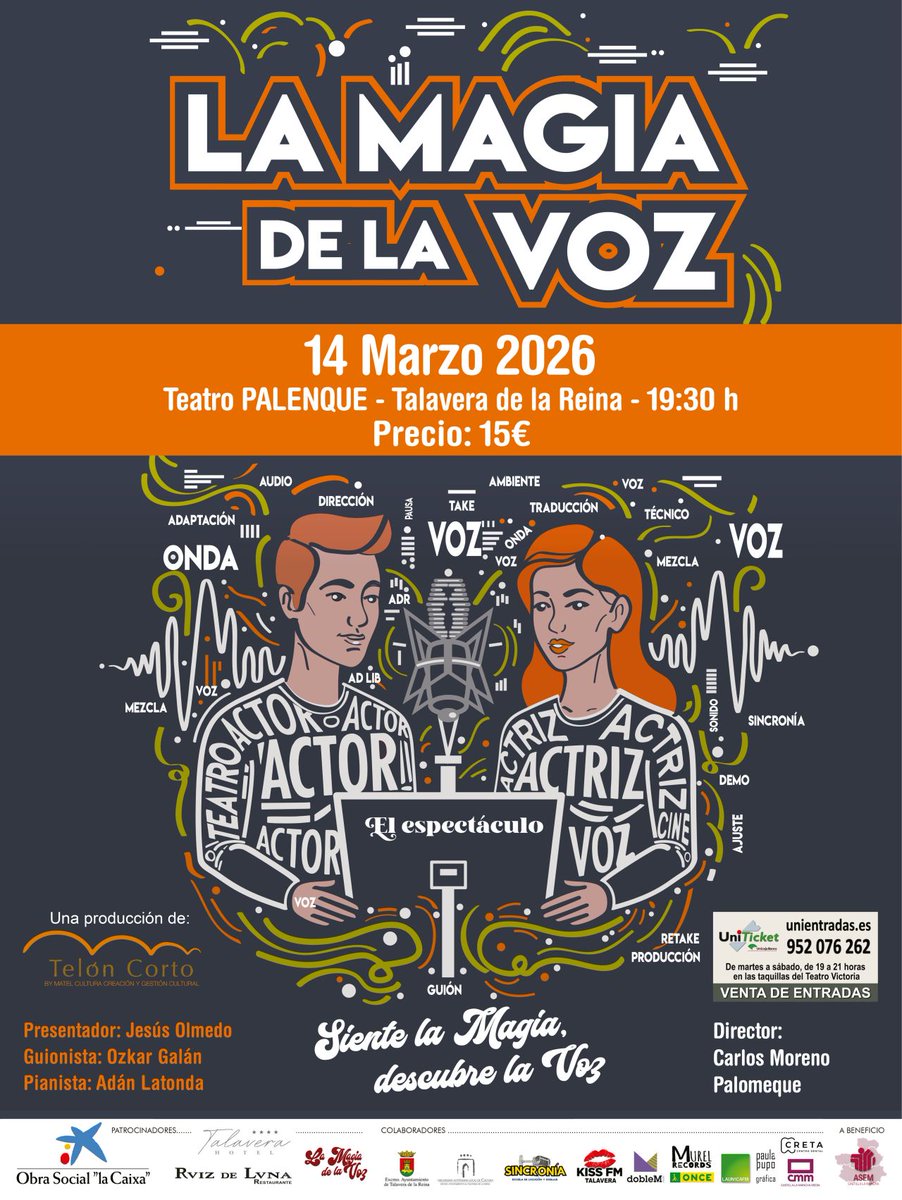 La Magia de la Voz, 14 marzo 2026 en Talavera de la Reina, <a href="/MorenoPalomeque/">Carlos Moreno</a> #doblaje
radioteatro.blogspot.com/2026/01/la-mag…