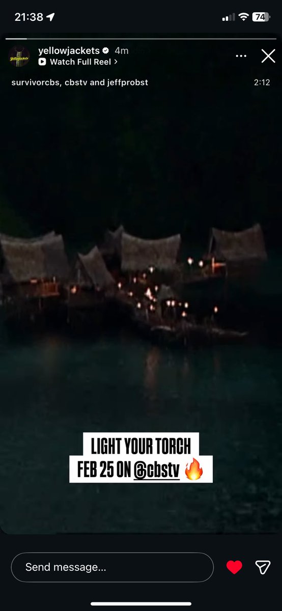 littlehhevs's tweet photo. Wait Yellowjackets reposting a survivor reel? My niche my niche https://t.co/lw0DQpkHEr