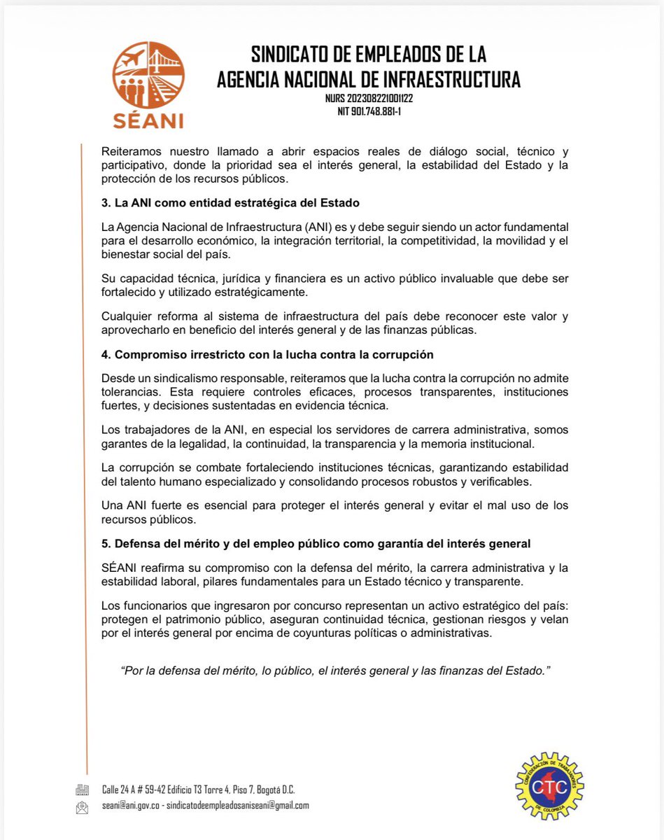 Sindicato SÉANI tweet media