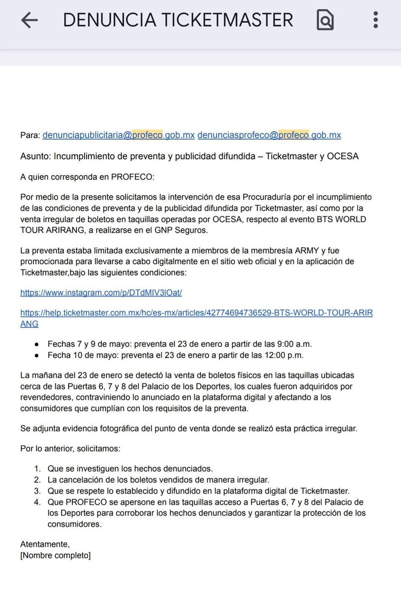 melatttonin's tweet photo. @minamhopekook Ya se está armando una denuncia al respecto!! Favor de difundir, hay que hacernos escuchar!! 
Template: https://t.co/seD9B8Z1h7 https://t.co/Y1riWsbK7X