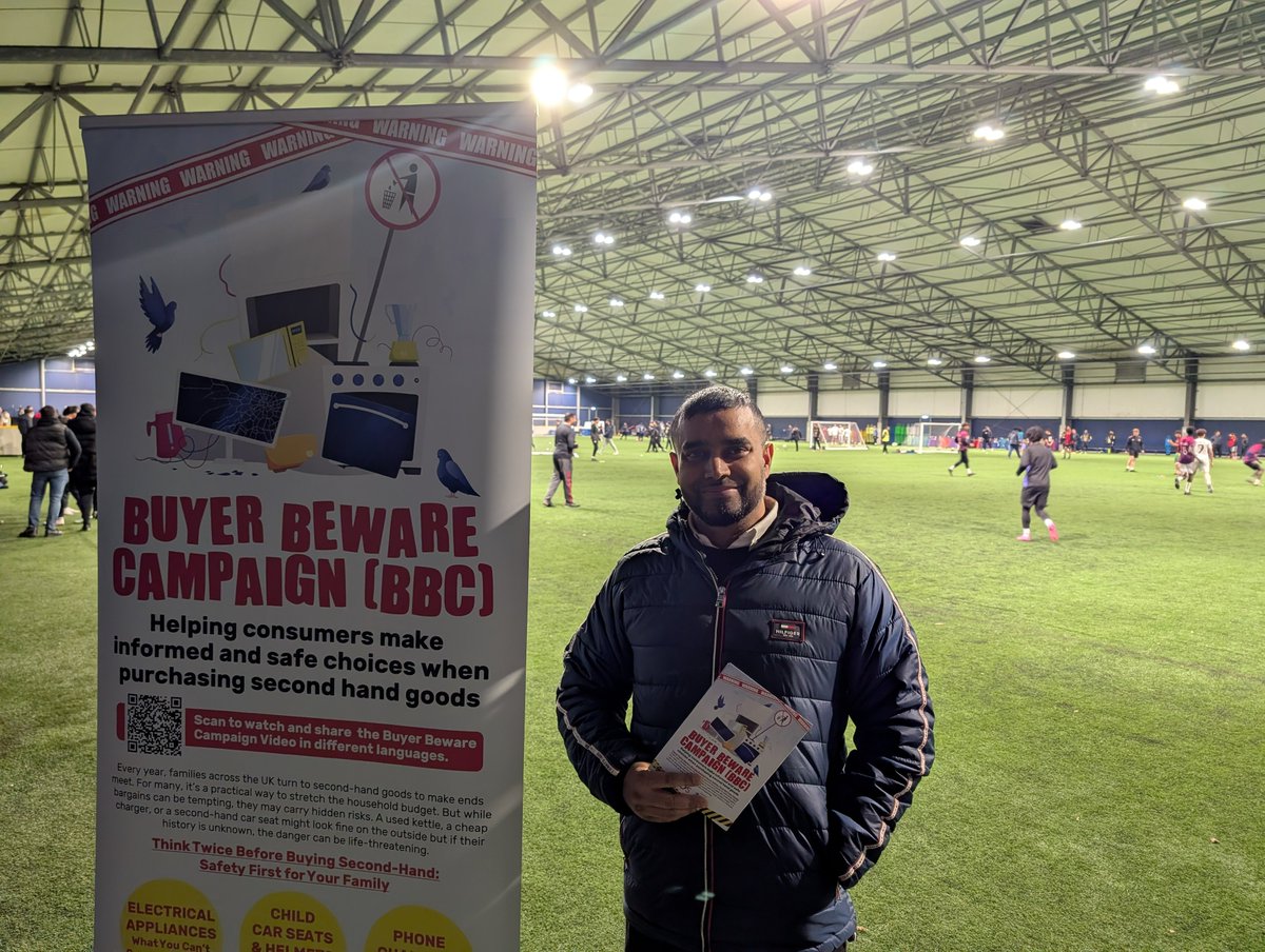 SandwellCAS's tweet photo. Supported by @OfficeforSandS the Buyer Beware Campaign (BBC) is helping consumers make informed and safe choices when purchasing second hand goods.  https://t.co/LiWwTzF13R https://t.co/ffpHR7tagN