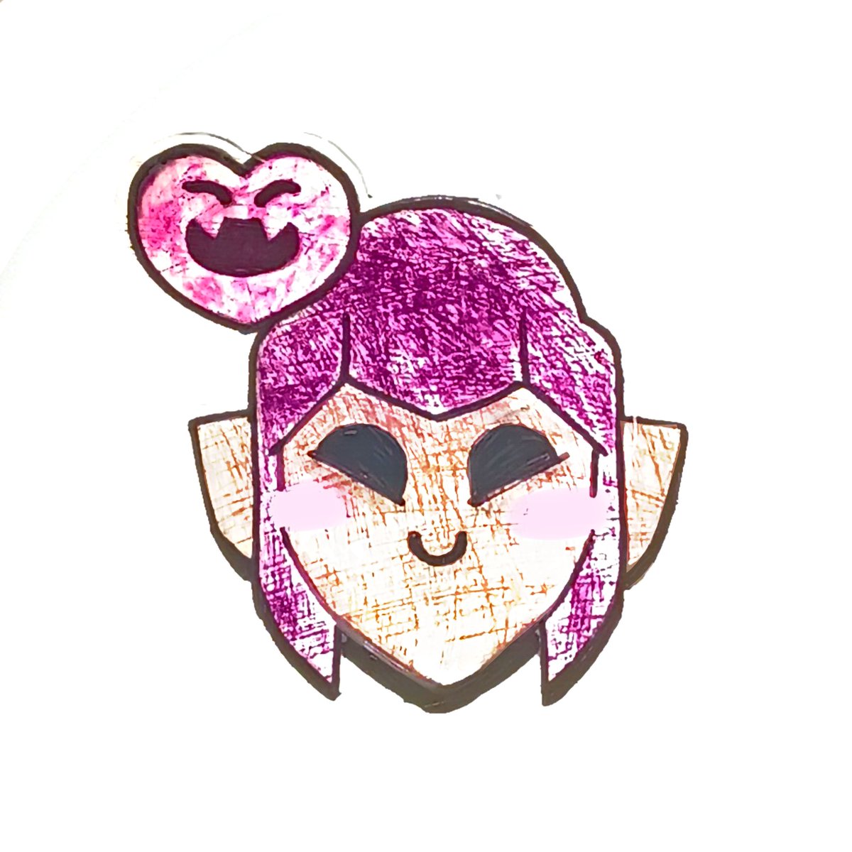 I made keychains for the first time!
(Without the chains lol) 
It was a bit of a fail but I really liked Mortis’s 😆