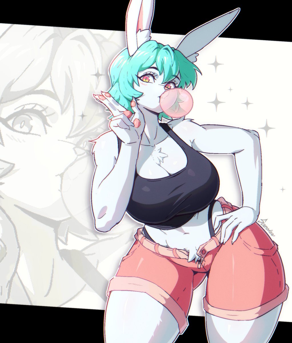 sozokuu's tweet image. ✌️🐰