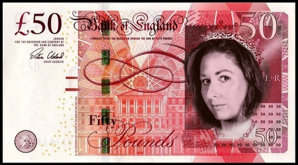 CHARITYDALES's tweet photo. PUT HER ON THR £50 RIGHT NOW #TheTraitors #TheTraitorsUK https://t.co/mjG7hNLn5l