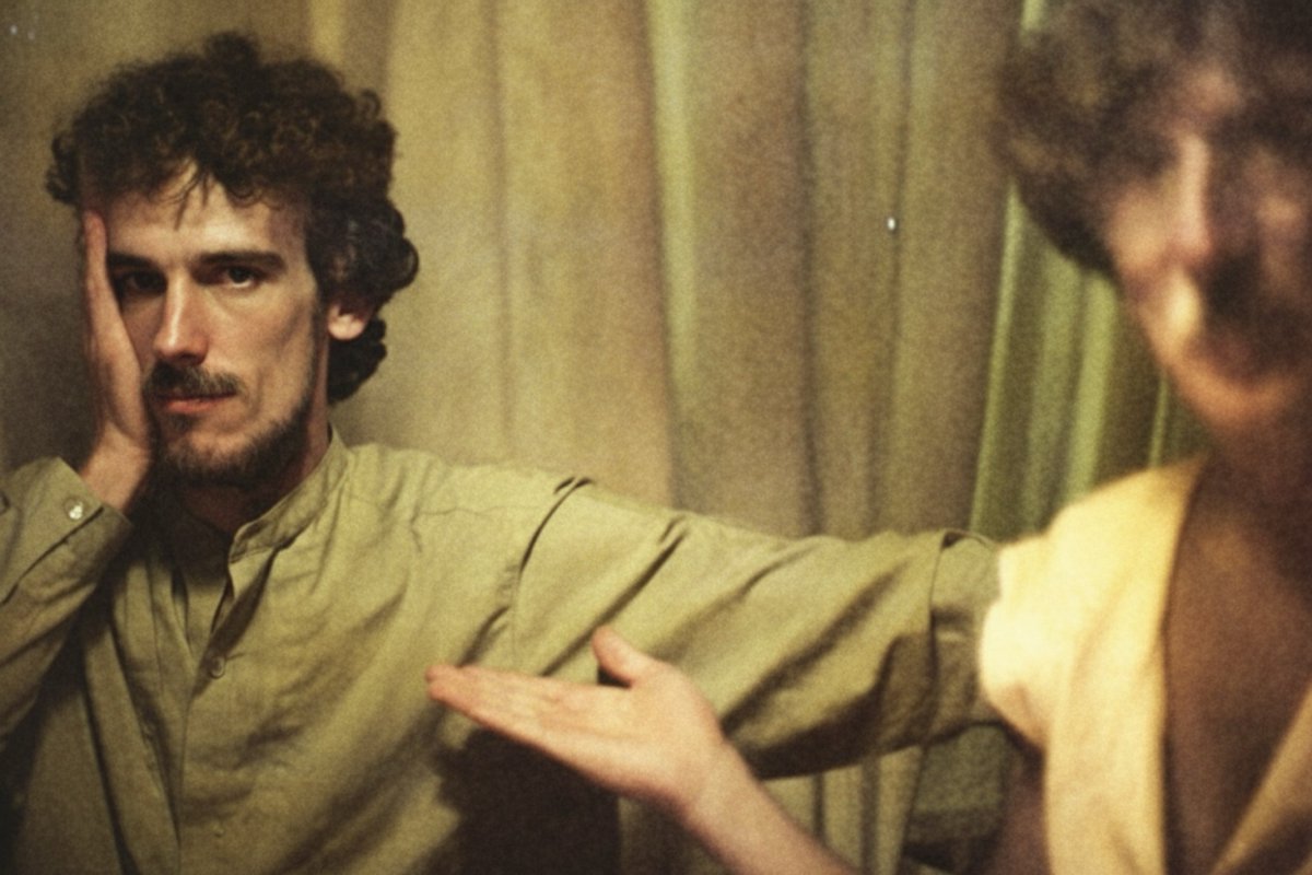 Cumpleaños de Luis Alberto Spinetta en Punta del Este (1984) junto a Charly García, Willy Iturri, Alvaro (dj de Zorba), Pity Inurrigarro, su fotógrafo, Leo Sujatovich y Pomo.