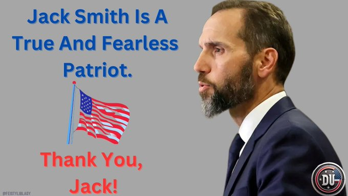 DUnitedGraphics's tweet image. So proud of Jack Smith for showing the world what stupid jackasses the MAGA GOP in the House really are.

They know Trump is guilty so they attacked him with what they called improper filings &amp;amp; actions.

He came back with truth &amp;amp; facts.

Thank you, sir for your truth.
#DemsUnited